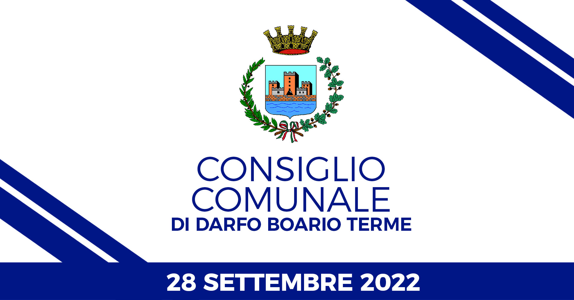 Consiglio Comunale di Darfo Boario Terme del 28 settembre 2022